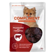 Фото Compliment медальоны из говядины для собак мини-пород