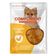 Фото Compliment медальоны из курицы для собак мини-пород
