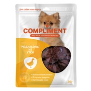 Фото Compliment медальоны из утки для собак мини-пород