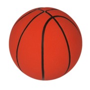 Фото Flamingo игрушка для собак мяч баскетбольный с наполнением латекс