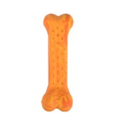 Фото Flamingo игрушка для собак кость из резины с ароматом курицы