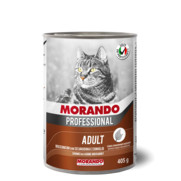 Фото Morando Professional консервированный корм для кошек кусочки с дичью и кроликом