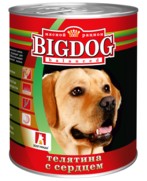 Фото Зоогурман Big Dog консервы для собак телятина с сердцем