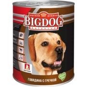 Фото Зоогурман Big Dog консервы для собак говядина с гречкой