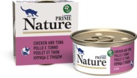 Фото Prime Nature консервы для кошек курица с тунцом в бульоне
