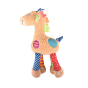 Фото Flamingo игрушка для собак веселый жираф с пищалкой 30см