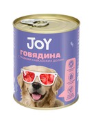 Фото Joy консервы беззерновые для собак средних и крупных пород говядина с травами кавказских долин