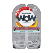 Фото AlphaPet wow superpremium консервы для собак сочные ломтики говядины и томленая тыква в соусе