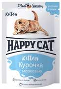 Фото Happy Cat Пауч для кошек Кусочки в соусе Курочка с морковью