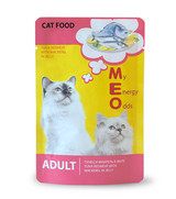 Фото Me-O Cat паучи для кошек Тунец и Макрель в желе №4