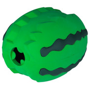 Фото Mr.Kranch игрушка для собак Арбуз 15 см зеленая с ароматом курицы