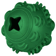 Фото Mr.Kranch игрушка для собак Мяч 8 см зеленый с ароматом курицы