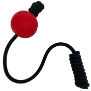 Фото Mr.Kranch игрушка для собак Мяч на шнуре 6 см красный