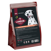 Фото Landor сухой корм для взрослых собак cредних и крупных пород c индейкой и лососем