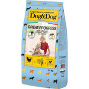 Фото DOG & DOG Expert Premium Great-Progress Сухой корм с курицей для щенков