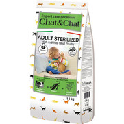 Фото Chat&Chat Expert Premium Сухой корм с белым мясом птицы для стерилизованных кошек