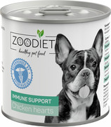 Фото Zoodiet Immune Support консервы для собак для поддержания иммунитета сердечки куриные