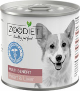 Фото Zoodiet Multi-Benefit консервы для собак поддержание здоровья всего организма с сердцем и печенью