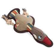 Фото Триол игрушка для собак мягкая Утка с веревкой