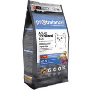 Фото ProBalance Sterilized Пробаланс сухой корм для стерилизованных кошек с уткой