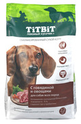 Фото Titbit сухой корм для собак всех пород с говядиной и овощами