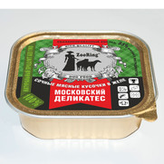 Фото ZooRing Консервы для собак кусочки в желе Московский деликатес