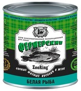 Фото ZooRing Консервы для собак Сочные кусочки мяса в желе Белая рыба