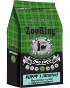 Фото ZooRing Starter сухой корм для щенков всех пород с 3-х недель индейка и рис с пробиотиками
