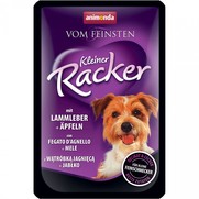 Фото Animonda Vom Feinsten Kleiner Racker Пауч кусочки в соусе для собак с печенью ягненка и яблоками