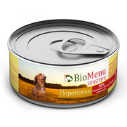 Фото BioMenu sensetive Биоменю консервы для собак Перепёлка
