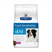 Фото Hill`s PD D/D Salmon&Rice Сухой корм с лососем и рисом для собак при пищевых аллергиях 