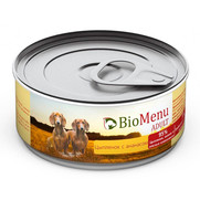 Фото BioMenu adult Биоменю консервы для собак Цыплёнок с Ананасами