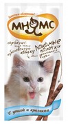 Фото Лакомство Мнямс Лакомые палочки с уткой и кроликом для кошек 5г
