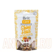 Фото Brit Care Shiny Hair Лакомство для блестящей шерсти для кошек