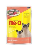 Фото Me-O Cat паучи для кошекТунец и белая рыба в желе №10