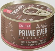 Фото Prime Ever Delicacy консервы для кошек Мусс из тунца с креветками