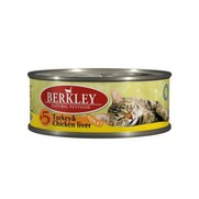 Фото Berkley Turkey & Chicken Liver Adult Cat №5 Беркли Конс для кошек Индейка с куриной печенью №5