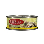 Фото Berkley Tuna & Vegetables Adult Cat №11 Беркли Консервы для кошек Тунец с овощами №11