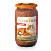 Фото Puffins Паффинс консервы для кошек Говядина