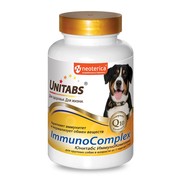 Фото Unitabs Immuno Complex c Q10 Витамины для крупных собак 100таб. U205