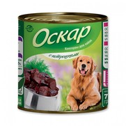 Фото Оскар консервы для собак с Потрошками