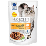Фото Perfect Fit Sensitive паучи для кошек с чувствительным пищеварением с Индейкой