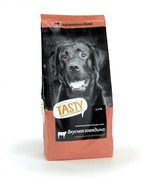 Фото Tasty Petfood Тэйсти сухой корм для собак с говядиной 