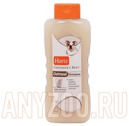 Фото Hartz Groomers Best Oatmeal Shampoo for dogs Харц Шампунь для собак с овсом успокаивающий