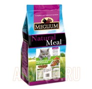 Фото Meglium Adult Меглиум сухой корм для кошек говядина,курица,овощи