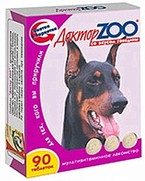 Фото Доктор Зоо витамины для собак со вкусом Говядины 