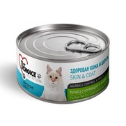 Фото 1st Choice Adult Skin&Coat консервы для кошек тунец с курицей и киви