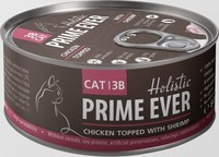 Фото Prime Ever консервы для кошек Цыпленок с креветками в желе