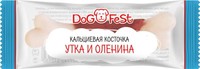Фото Dog Fest Дог Фест лакомство для собак Кальциевая косточка утка с олениной