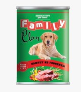 Фото Clan Family консервы для взрослых собак паштет из говядины №43